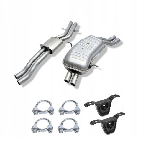 BMW 320i 325i 330i E46 2.2 2.5 3.0 Глушники комплект