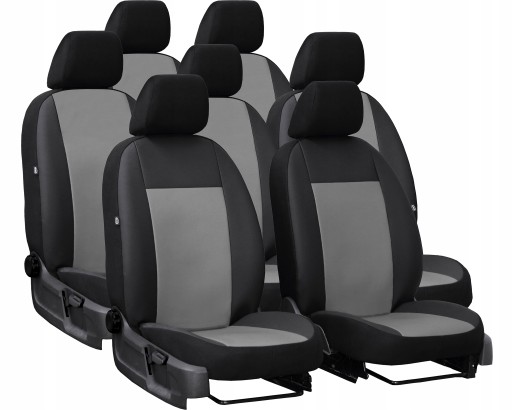 МЕРНЫЕ КОЖАНЫЕ ЧЕХОЛЫ ДЛЯ DACIA LODGY FL 7m