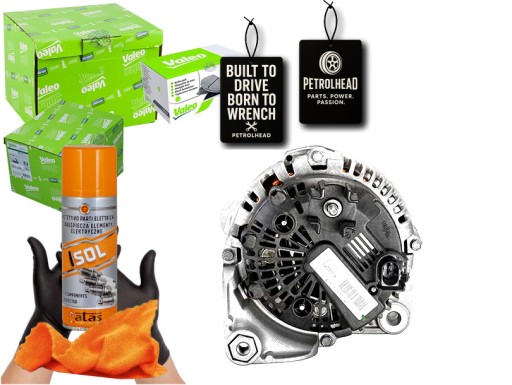 VAL439485#ECS-PCP+K - Генератор bmw e60 e61 2.0-5.0 02- valeo #petrolhead pro+ kit4