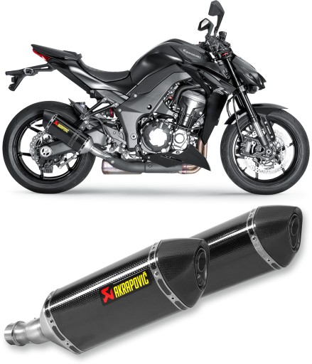 S-K10SO18-HZC - Глушник вихлопної труби Akrapovic KAWASAKI Z 1000 2014-2020