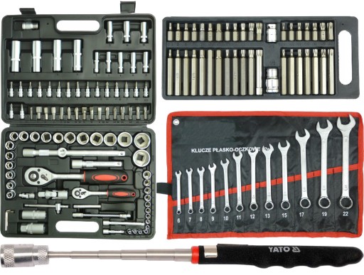 НАБІР ТОРЦЕВИХ КЛЮЧІВ ТОРЦЕВІ КЛЮЧІ 160 + YATO