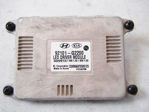 Hyundai Ioniq FL 19r control unit module reflektor 92101-G2200