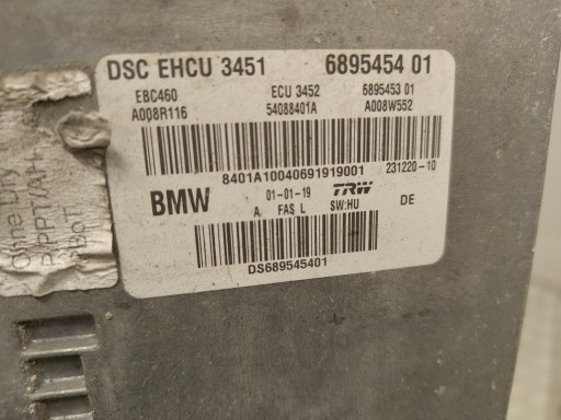 BMW X3 G01 pump ABS 6895454