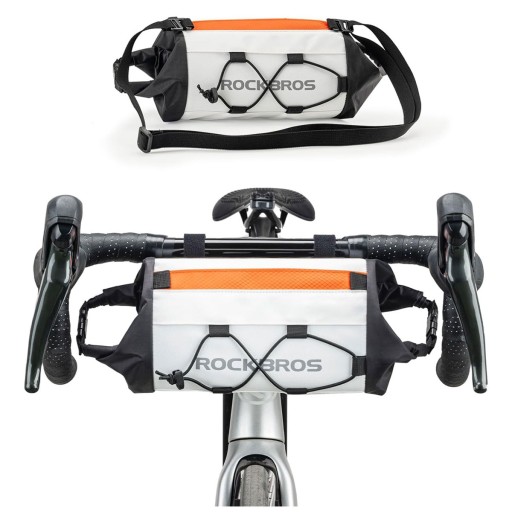 Torba Rowerowa na kierownicę Szosa 2,4L gravel Rockbros wodoodporna
