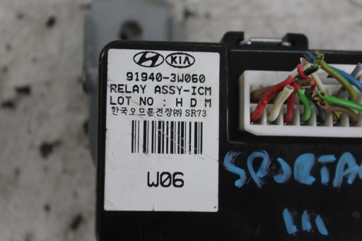 module control unit relay ICM 91940-3W060 KIA SPORTAGE III 10-15