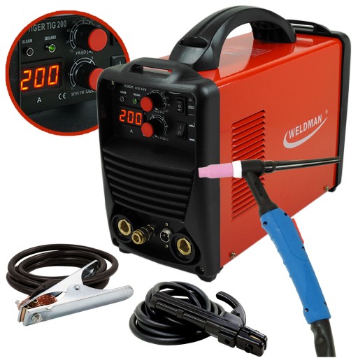 Зварювальний апарат TIG DC Weldman TIGER TIG 200 DC HF 230V
