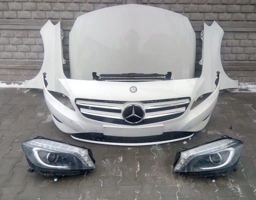 MERCEDES W176 КАПОТ БАМПЕР КРИЛО КСЕНОНОВИЙ ремінь 650