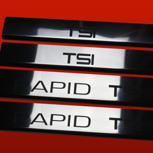 SKODA RAPID RAPID TSI Глянцевая нержавеющая сталь 304.