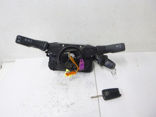 commande levier commodo sous volant anneau Opel Astra H 04-10 KT 13236788 + 2 clés