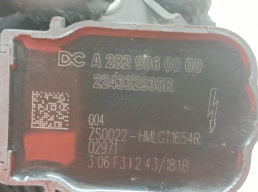 coil ignition 1.3 TCE 140KM KPL A2829060000 224332935R Nissan Qashqai II