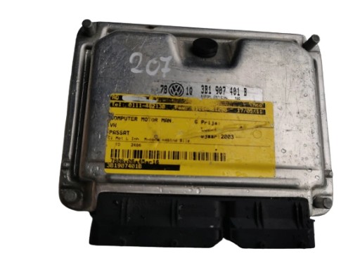 VW PASSAT 2.5TDI 3B1907401B Computer ECU Original