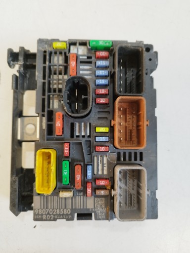 CITROEN PEUGEOT BSM МОДУЛЬ КОРОБКА ЗАПОБІЖНИКІВ 9807028580