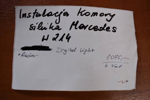 cablaggio KOMORY motore MERCEDES W214 DIGITAL RADAR 1