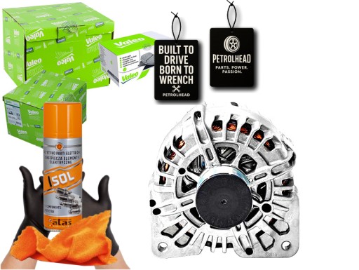 VAL439576#ECS-PCP+K - Генератор renault laguna ii 2.0dci 05- valeo #petrolhead pro+ kit4