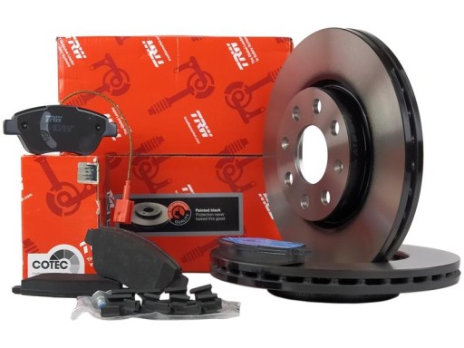 ДИСКИ И КОЛОДКИ TRW LUCAS FIAT GRANDE PUNTO СПЕРЕДИ