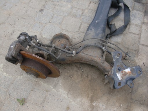 RENAULT GRAND SCENIC III suspension beam axis rear part rear discs