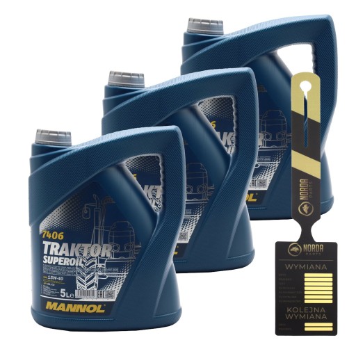 Олива Mannol Tractor Superoil 15W40 7406 15л