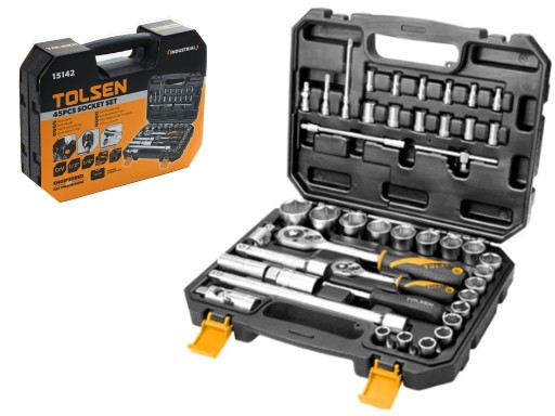 НАБІР ІНСТРУМЕНТІВ У ВАЛІЗІ - 45 ШТ.