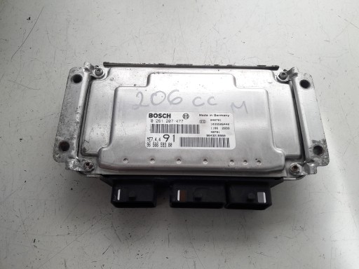 control unit of the engine 9656659380 Peugeot 206 CC