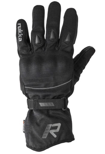 РУКАВИЧКИ ТЕКСТИЛЬНІ RUKKA VIRVE 2.0 ЧОРНІ РОЗМІР. 6