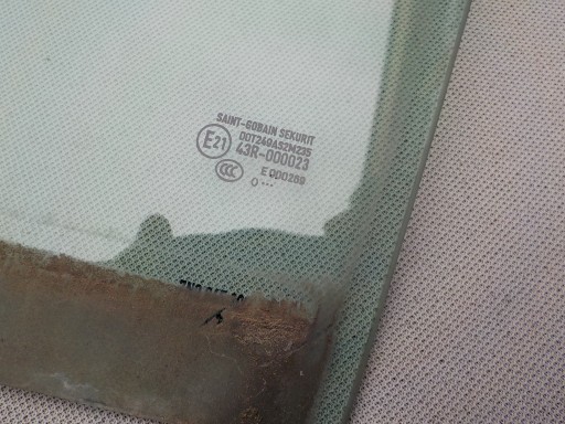 window left rear part seat alhambra II 2010r