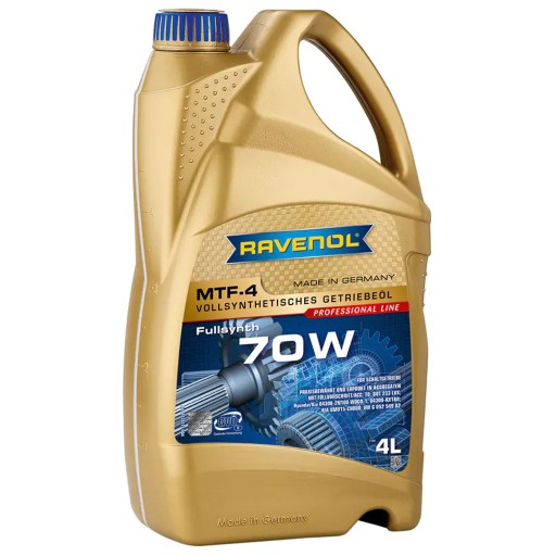 Трансмісійне масло gl4 70w 4л ravenol mtf-4