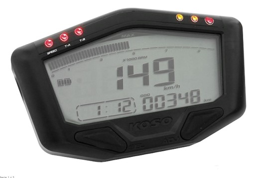 KO-BA022W00 - Универсальный счетчик KOSO DIGITAL Cockpit DB-02