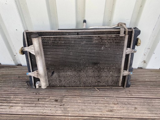 VW FOX POLO IV tension belt water cooler KLIMY fan 6Q0121253R