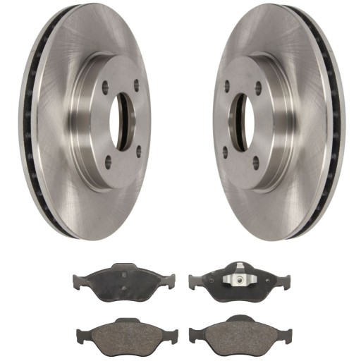 ДИСКИ + КОЛОДКИ ПЕРЕДНИЕ FORD FIESTA MK6 FUSION 02-