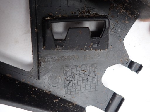 BERLINGO RIFTER COMBO 18- support holder of a bumper left rear part