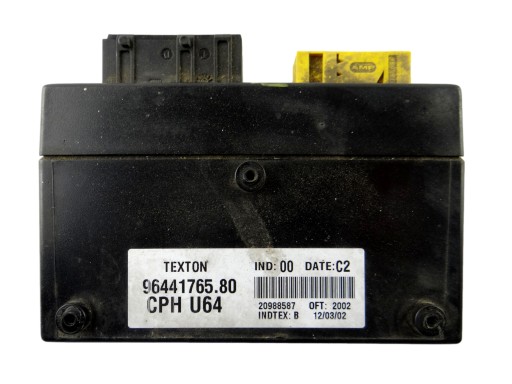 komfortsteuergerät FIAT SCUDO 96441765