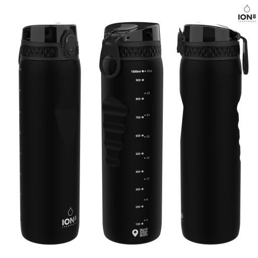 Пляшка для води ION8 Sport Quench 1100 мл карбон
