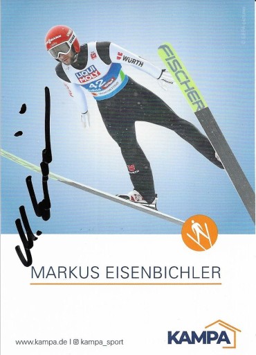 Autograf Markus Eisenbichler, skoki narciarskie