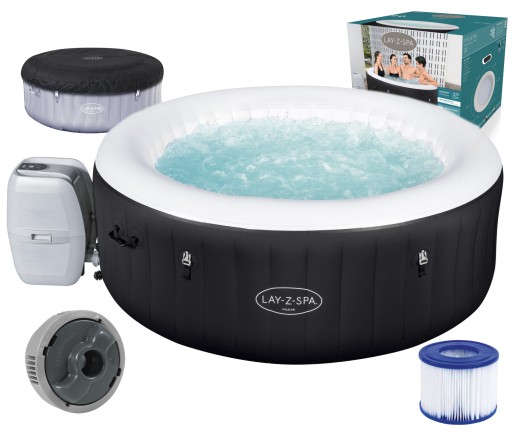 Надувний круглий басейн з гідромасажем Bestway, 669 л