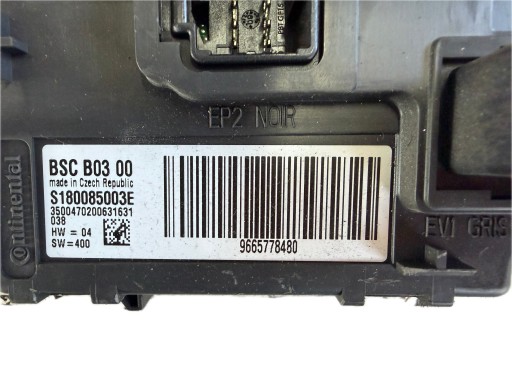 module control unit BSC CITROEN PEUGEOT 9665778480