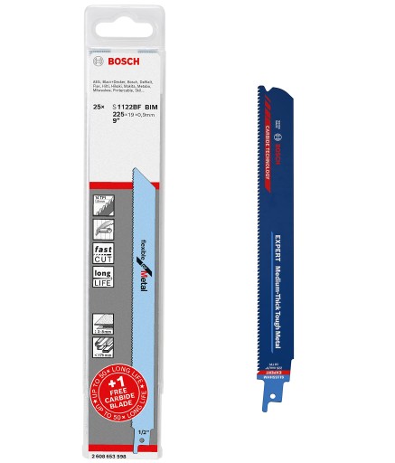 Bosch Professional 25 x S 1122 Bf + 1 x Expert