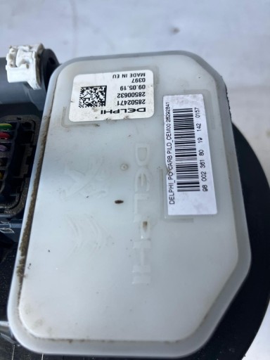 pump PLYWAK of the fuel C4 PICASSO II 1.5 BLUE HDI 9800236180