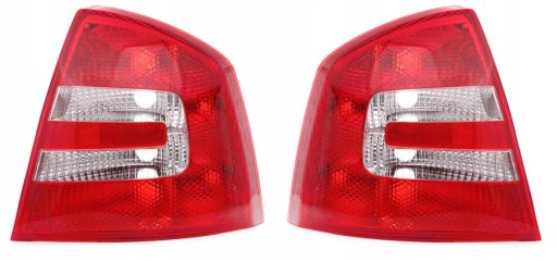 665-1909L-UE+665-1909R-UE - Skoda octavia ii седан задние фонари левый + правый depo