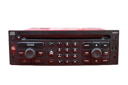 96590503XT - Радіо головний пристрій CD RDS NAVI CITROEN C4 і