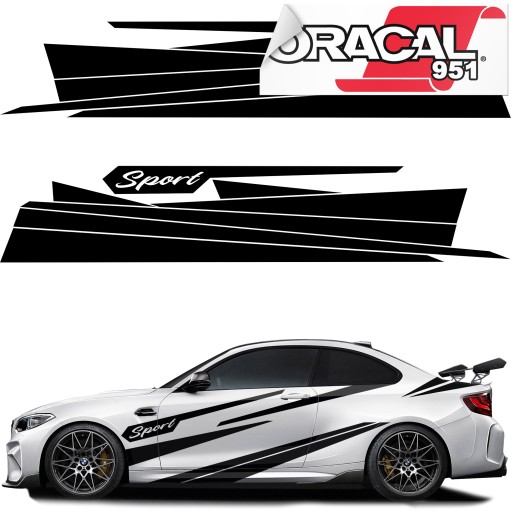 Автомобільна наклейка Camo Geometry Sport 44x500 см