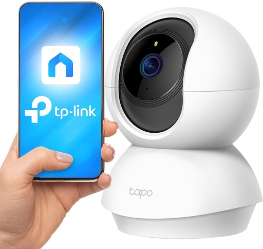 TP-Link Tapo C200 2MP 1080p Full HD WiFi Smart Camera Indoor Security CCTV  + SanDisk Ultra microSDXC UHS-I Card, 64GB, 140MB/s R