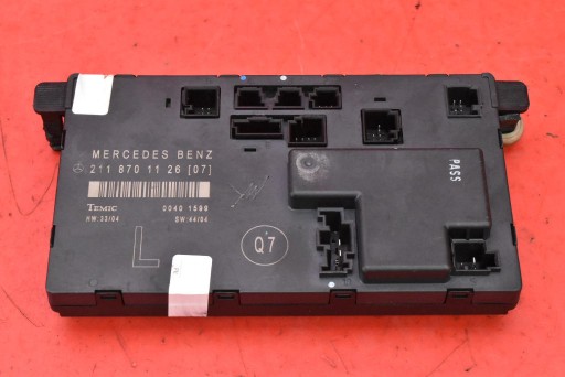 control unit module door left front 2118701126 MERCEDES E-KLASA W211 02-06