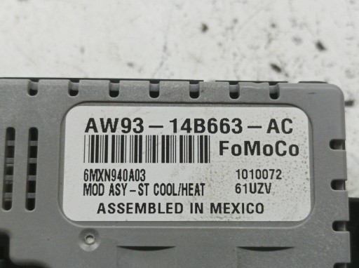 module seat AW93-14B663-AC Jaguar XJ VIII (2009-2019) X351