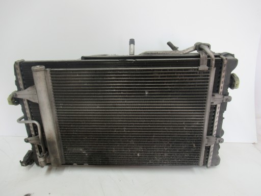 water cooler of the air conditioning fan POLO 6Q 1.4