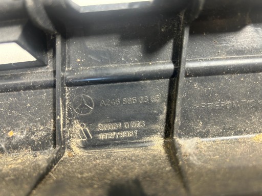 MERCEDES W246 příčka držák nárazníku kryt stěny předek A2468850365
