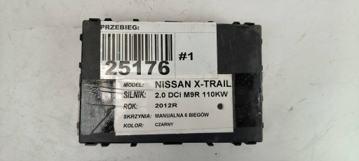 computer 284B2BR00B 2.0 16V NISSAN X-TRAIL