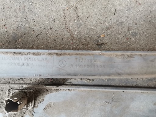 bumper rear rear part MERCEDES A-KLASA W169 PDC A1698851725