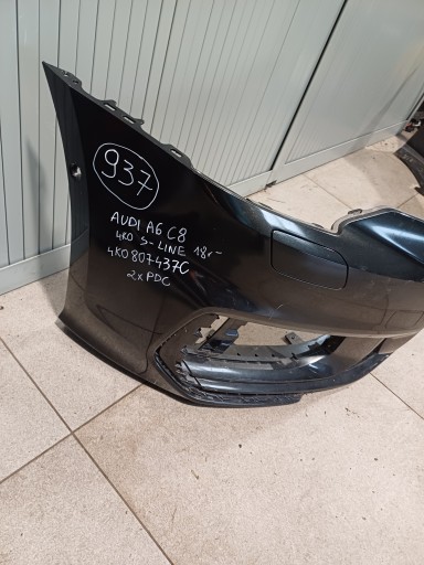 bumper front front AUDI A6 C8 4K0 S-LINE 18R- 4K0807437C 2 X PDC