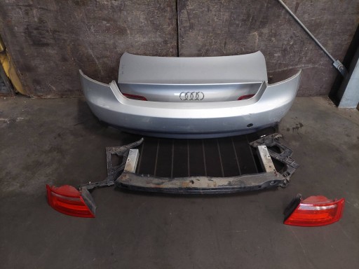kompletní záď AUDI A5 8T LX7W kapota kufru nárazník záď světlá