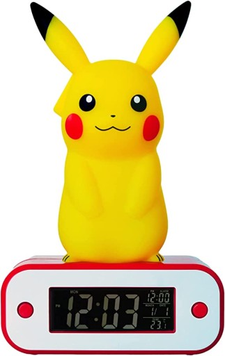 Годинник-будильник Pokemon Pikachu зі світлодіодним підсвічуванням